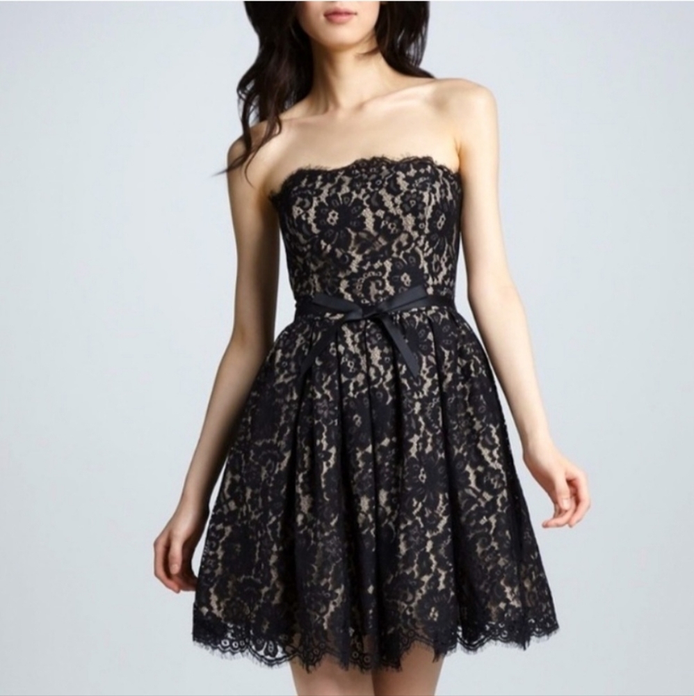 Neiman Marcus Lace Classic Black Dress Size 4